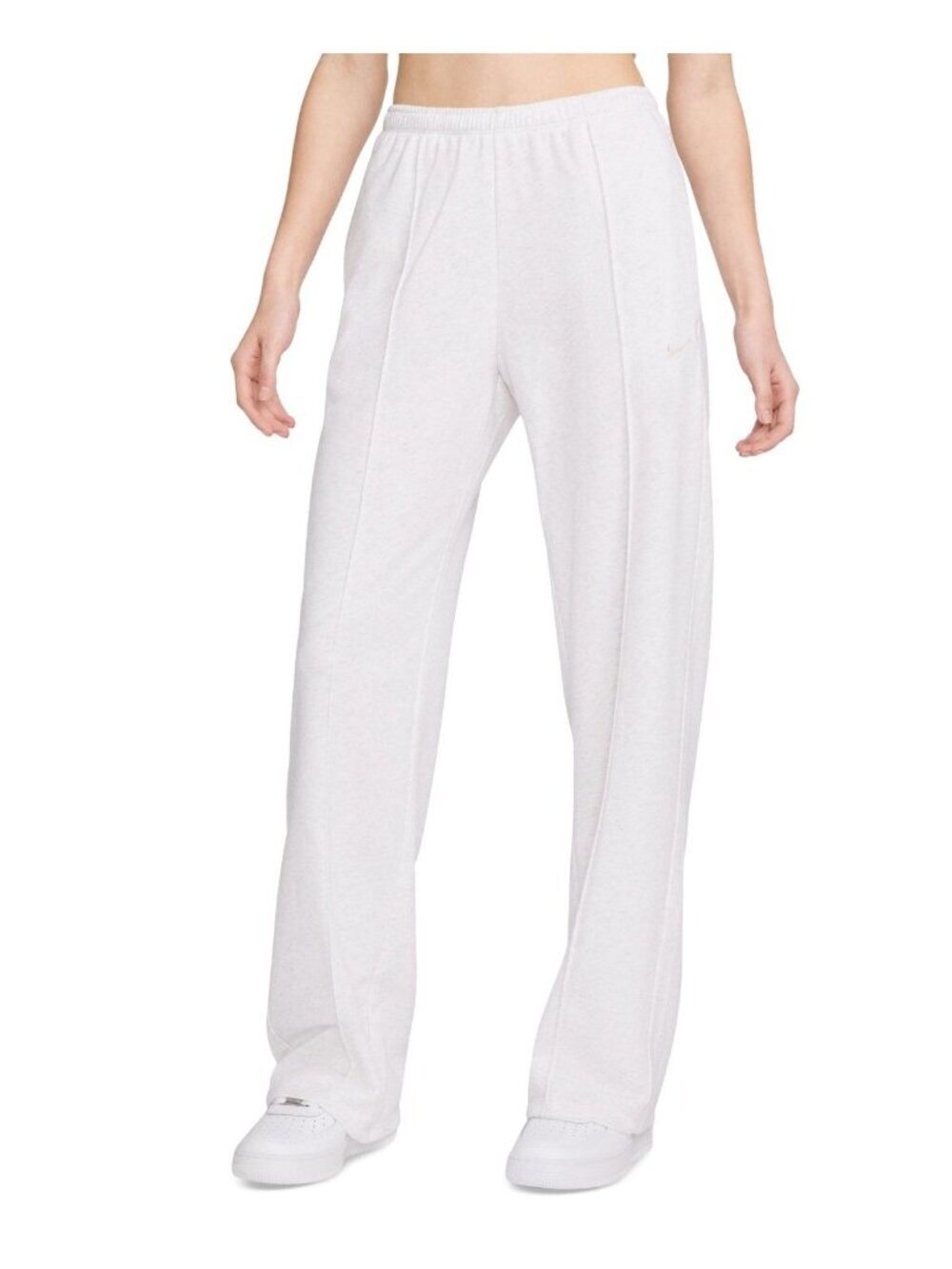 Nike Women's Sportswear Chill Mid-Rise French Sweatpants Heather Size XL